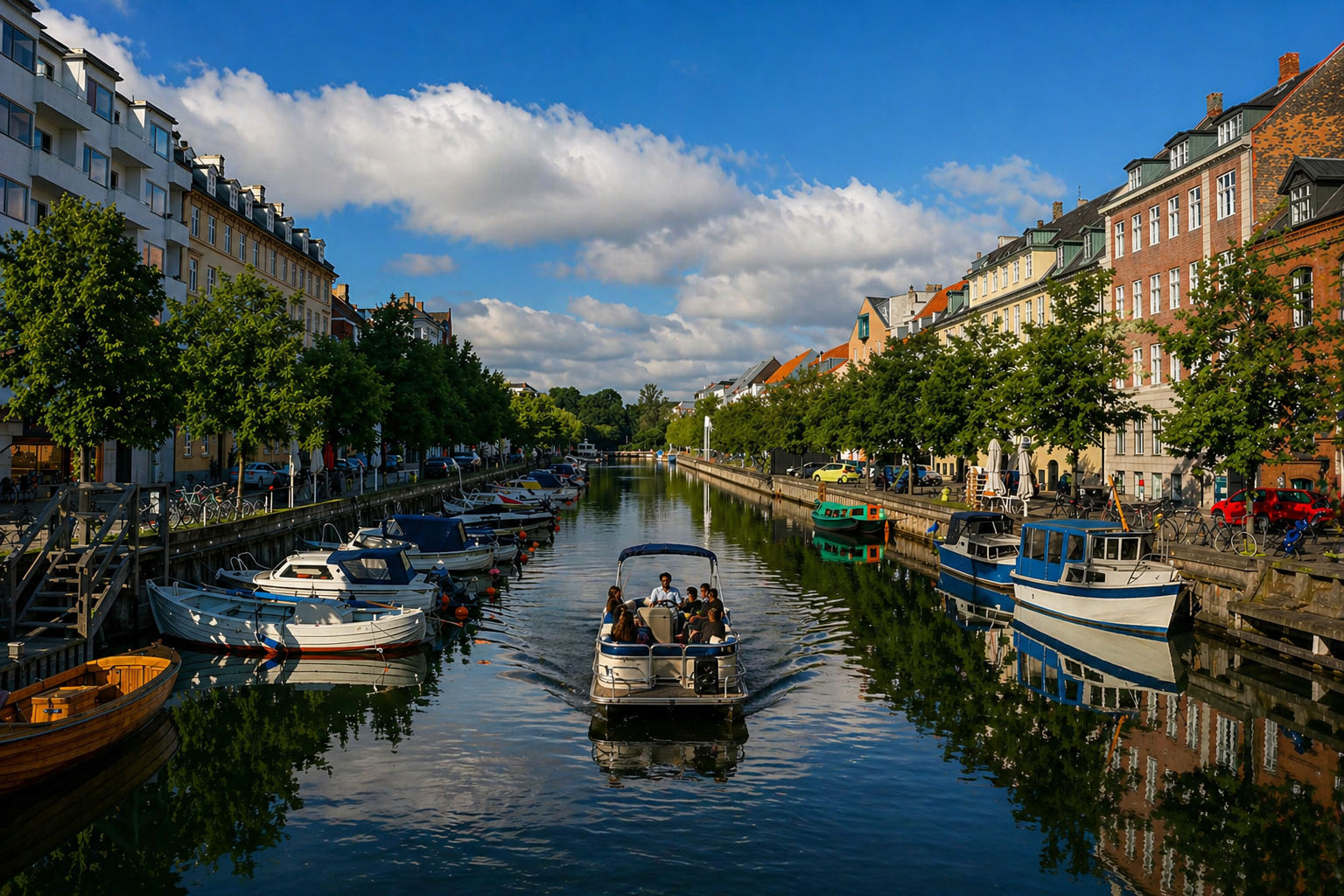 Private boat tour through the canals of Copenhagen