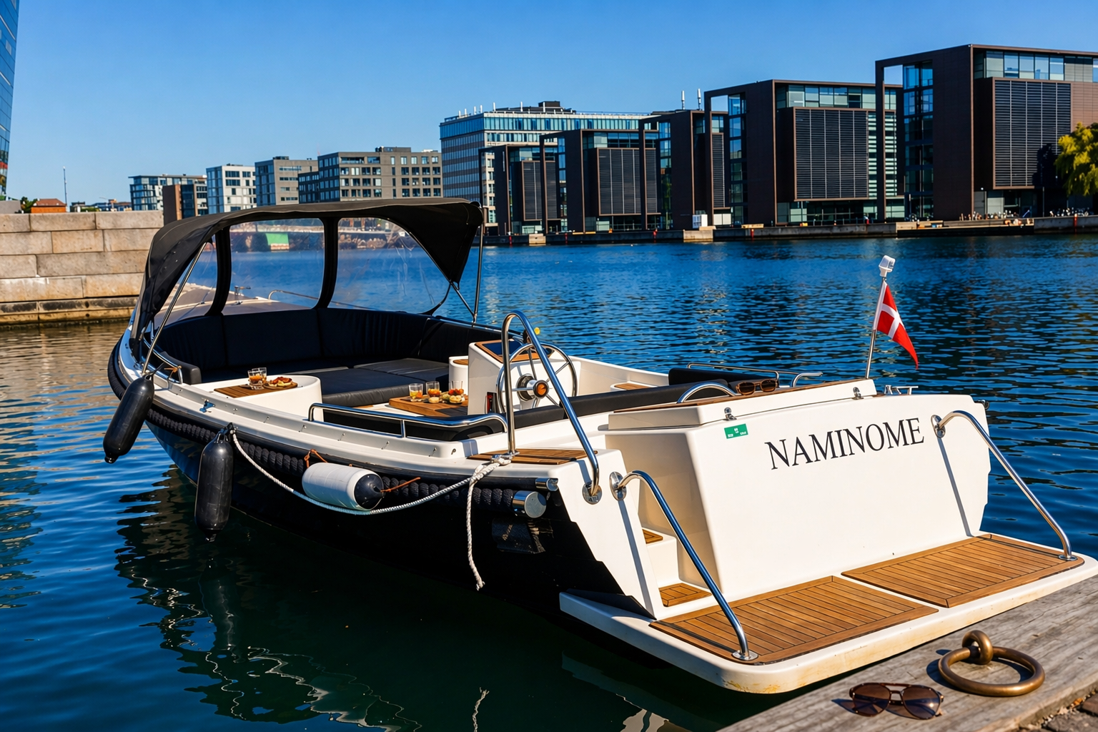 Private boat tour through the canals of Copenhagen