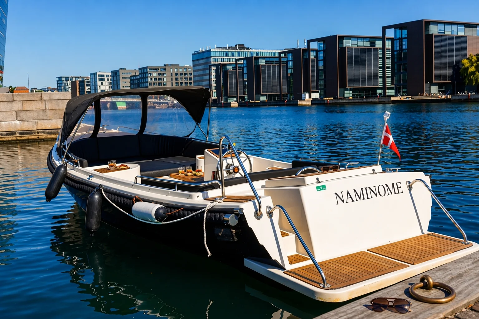 Private boat tour through the canals of Copenhagen
