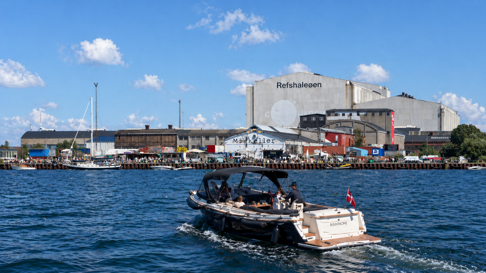 Private boat tour through the canals of Copenhagen